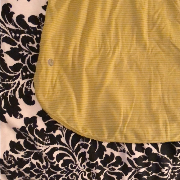 Lululemon yellow racer back workout top - Picture 3 of 8